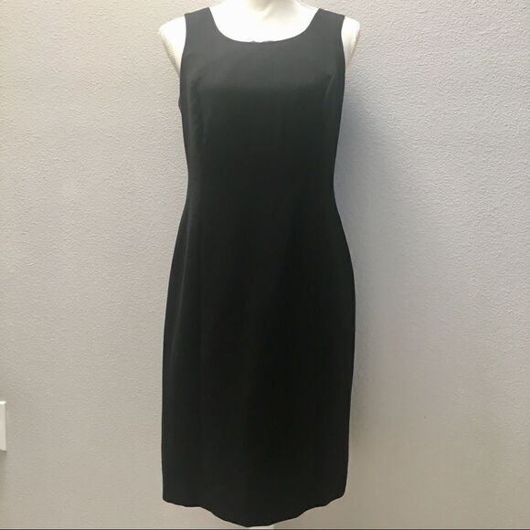 Jones New York Black Lined Dress Sz 6. - Picture 1 of 7